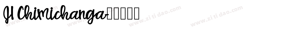 JI Chimichanga字体转换